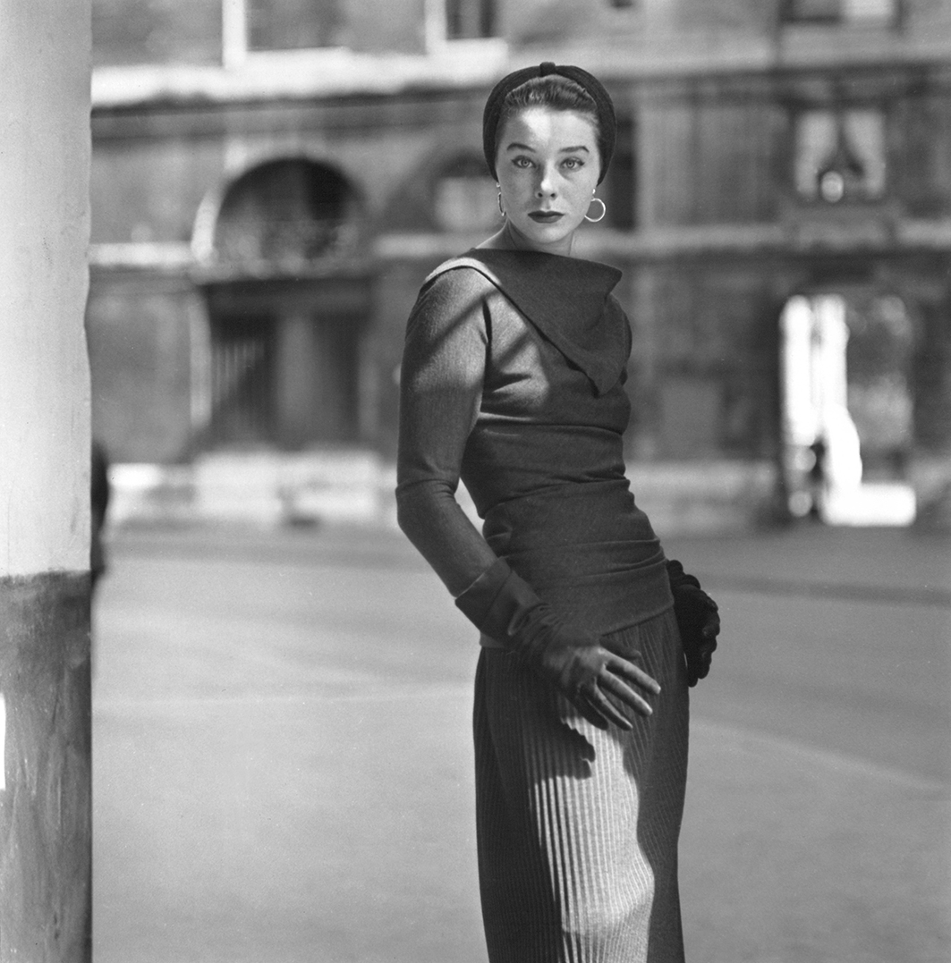 Bettina Graziani in Jacques Fath ph. DR.